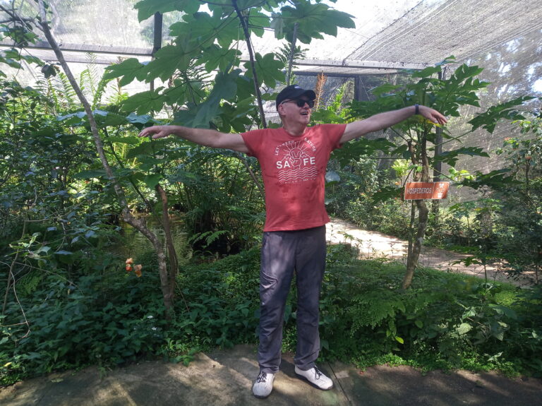 En República Dominicana, en el Jardín Botánico de Santo Domingo.