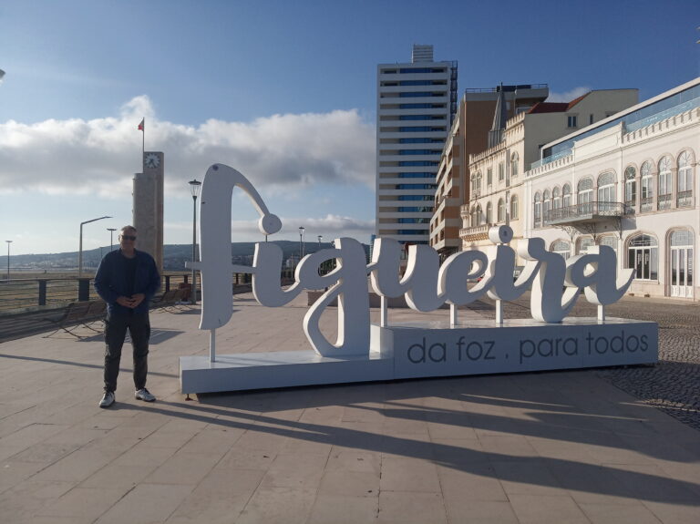 En Portugal, en la costa, cerca de Coimbra.